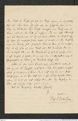 Nachlass Franz Steindachner, Brief von Victor Julius Carus an Franz Steindachner (05.05.1880), Inv.Nr. 78.01, Seite 2